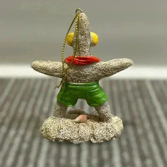 Beach Vacation Starfish Snorkeling Christmas Holiday Ornaments | Set of 2 - Picture 5 of 6